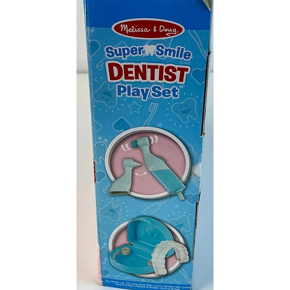 Melissa & Doug‎ Super Smile Dentist Play Set Pretend Play 25 Piece - Great Gift